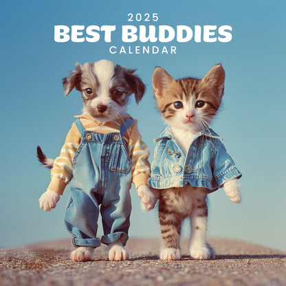 2025 Best Buddies: Puppies & Kittens Calendar